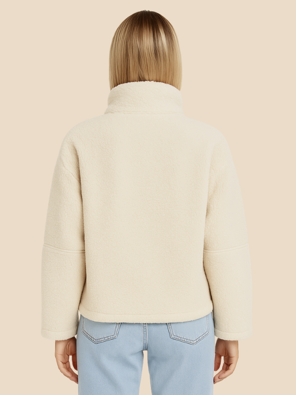 Giacca Oversized in Sherpa per Donna - Occasion-Women's Jacket-Marcavelli-Marcavelli