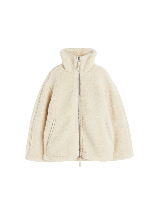 Giacca Oversized in Sherpa per Donna - Occasion-Women's Jacket-Marcavelli-Marcavelli