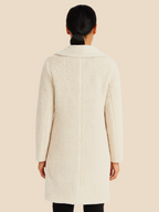 Giacca lunga in pile teddy per donna-Women's Coat-Marcavelli-Marcavelli